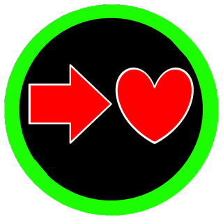 pushlove logo — an arrow pushing toward a heart